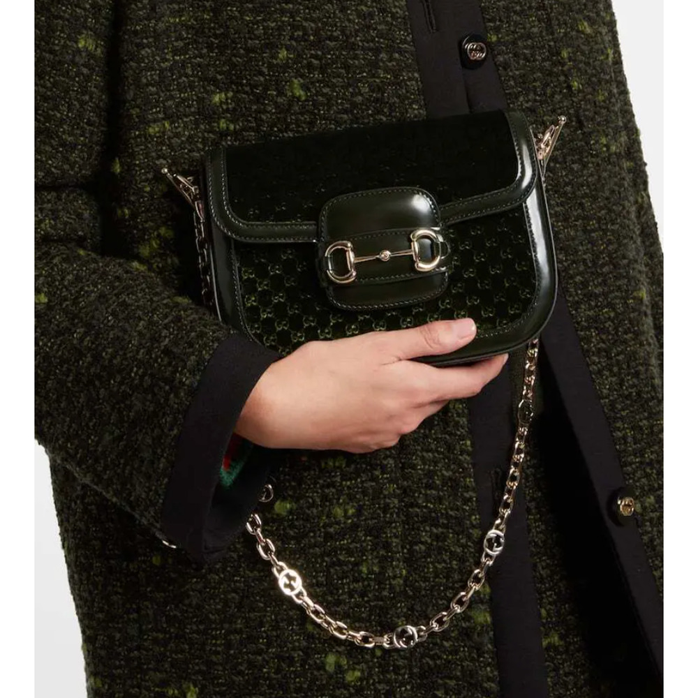7301 - Gucci Horsebit 1955 Small Shoulder Bag - NWT - Picture 3 of 6